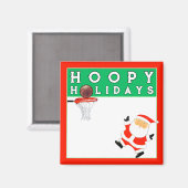 バスケットボール クリスマス ストッキング マグネット (正面/裏面)