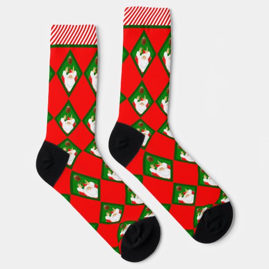 バスケットボール クリスマス ホリデー ソックス (右)