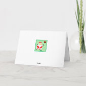 バスケットボール クリスマス ポストカード (裏面)