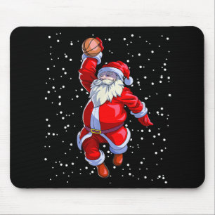 バスケットボール クリスマスTシャツ メンズ ボーイズ バスケットボール サン マウスパッド