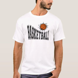 バスケットボール グラフィックTシャツ クラッシュボール デザイン Tシャツ