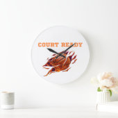 バスケットボール コート レディ ウォール クロック (ホーム)