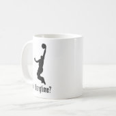 バスケットボール コーヒーマグカップ (正面左)
