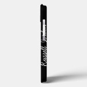 バスケットボール ゴール ネット_赤、白、青_サイン風デザイン Case-Mate iPhoneケース (裏面 / 左)