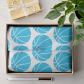 バスケットボール（スカイブルー） 薄葉紙 (ギフト)