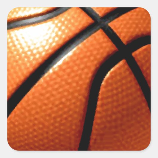 バスケットボール スクエアシール (正面)