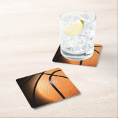 バスケットボール スクエアペーパーコースター (インサイチュ)