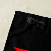 バスケットボール・スポパーソナライズされたーツ好き   ビーチタオル (インサイチュ)