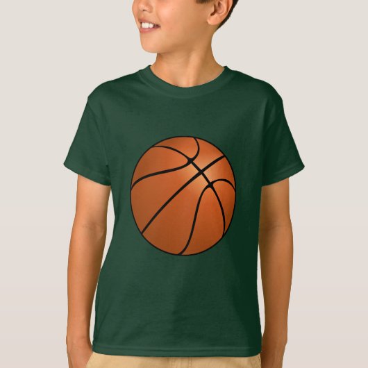 バスケットボール スポーツで遊ぼう！ Tシャツ (正面)