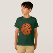 バスケットボール スポーツで遊ぼう！ Tシャツ (正面フル)