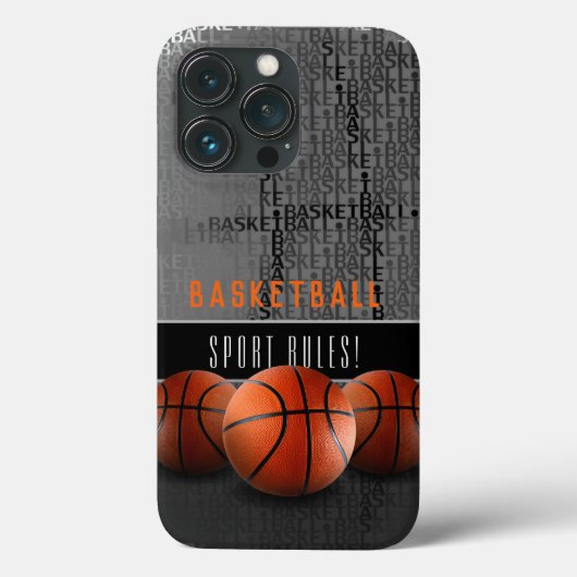 バスケットボール |スポーツルール Case-Mate iPhoneケース (裏面)