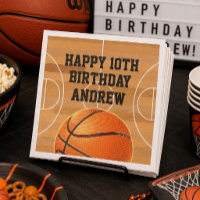 バスケットボール スポーツ お誕生日おめでとう ナプキン