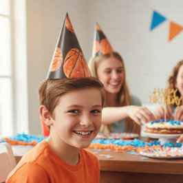 バスケットボール スポーツ ボーイ 10歳 誕生日パーティー パーティーハット