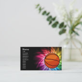 バスケットボール；スポーツ；虹 名刺 (スタンド正面)