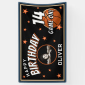 バスケットボール スポーツ 誕生日 フォト 背景 横断幕 (縦)