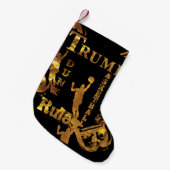 バスケットボール スモールクリスマスストッキング (正面 (吊り時))