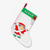 バスケットボール スモールクリスマスストッキング (正面 (吊り時))