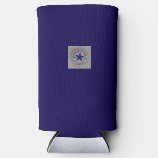 バスケットボール スリム缶クーラー (正面)