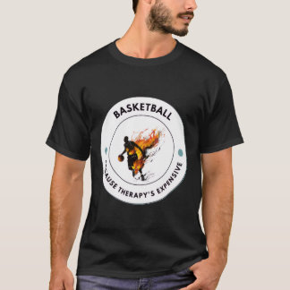 バスケットボール:セラピーが高いため Tシャツ
