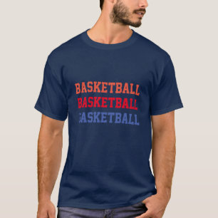 バスケットボール テキスト メンズ オリジナルデザイン Tシャツ