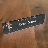 バスケットボール デスクネームプレート (側面)