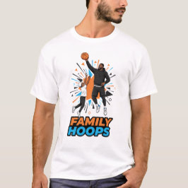 バスケットボール ドリップ ネオン バスケットボール グラフィックス Tシャツ