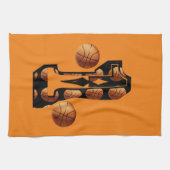 バスケットボール ナンバーワン キッチンタオル (横)