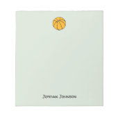 バスケットボール ノートパッド (正面)