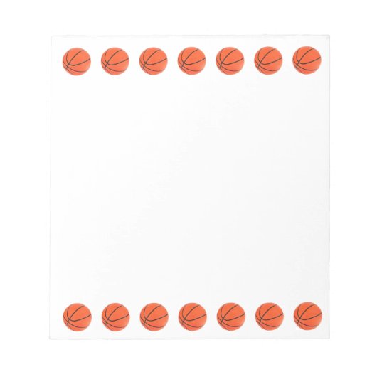 バスケットボール ノートパッド (正面)