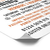 バスケットボール，バスケットボールのトレーニングコース ポスター (角)