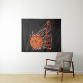 バスケットボール バスケット | バスケットボール ラバー タペストリー (インサイチュ(横))