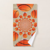 バスケットボール バスタオルセット (ハンドタオル)