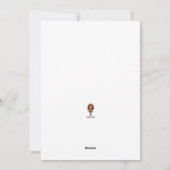 バスケットボール バレンタイン カード (裏面)