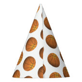 「バスケットボール」 パーティーハット (裏面)