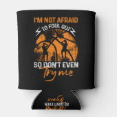 バスケットボール – ファウアウトを恐れない 缶クーラー (裏面)