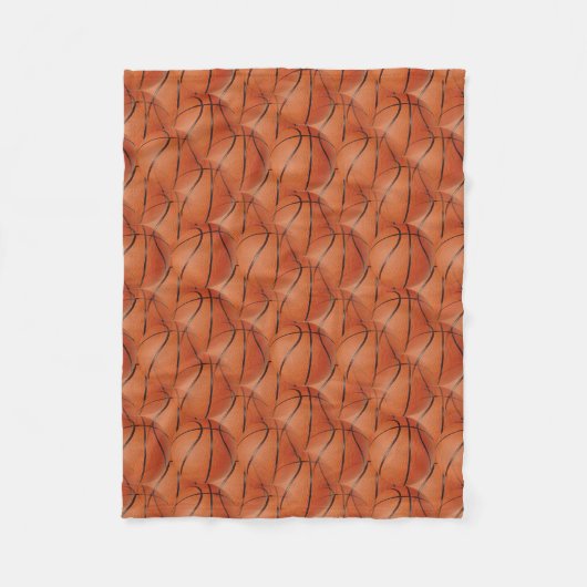 バスケットボール フリースブランケット (正面)