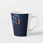バスケットボール フープ カフェラテマグ (右)