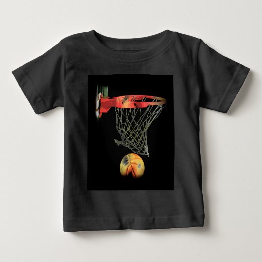 バスケットボール ベビーTシャツ (正面)