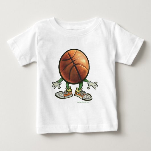 バスケットボール ベビーTシャツ (正面)