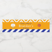 バスケットボール ペットボトルラベル (シングルラベル)