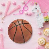 バスケットボール ペーパープレート (パーティー)