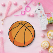 バスケットボール ペーパープレート (パーティー)