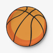 バスケットボール ペーパープレート (正面)