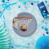 バスケットボール ペーパープレート (パーティー)