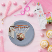 バスケットボール ペーパープレート (パーティー)