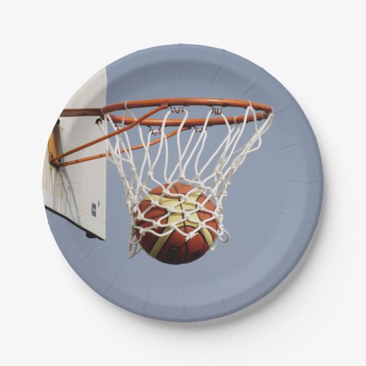 バスケットボール ペーパープレート (正面)
