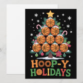 バスケットボール ホリデー スポーツ クリスマス (正面/裏面)