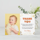 バスケットボール ボーイ 誕生日 フォト ありがとう カード (スタンド正面)