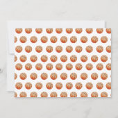 バスケットボール ボーイ 誕生日 フォト ありがとう カード (裏面)