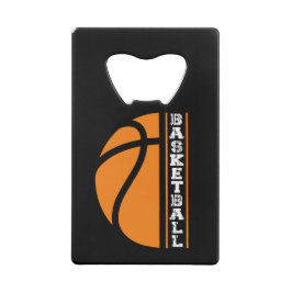 バスケットボール – ボールはライフ クレジットカード栓抜き